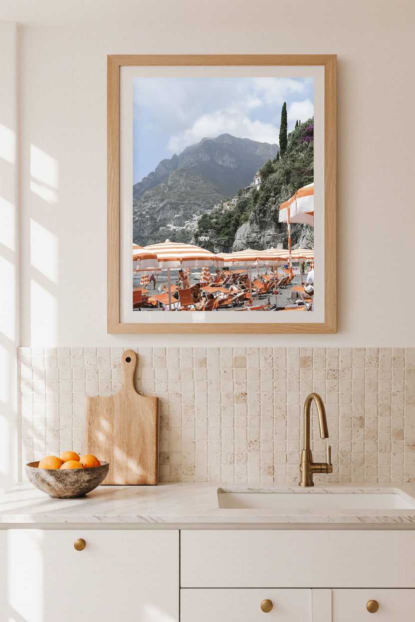 Arienzo Beach Club Wall Art Print