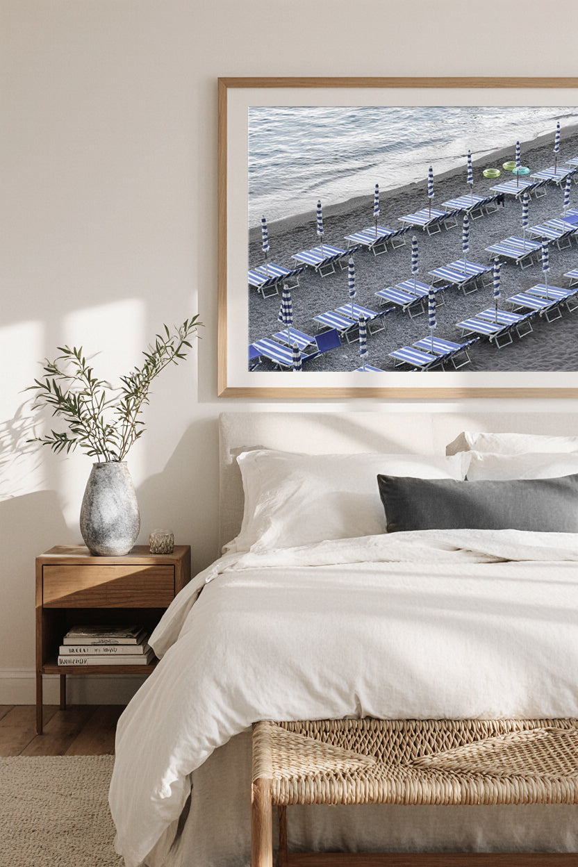 Fornillo Beach Club Positano Wall Art Print