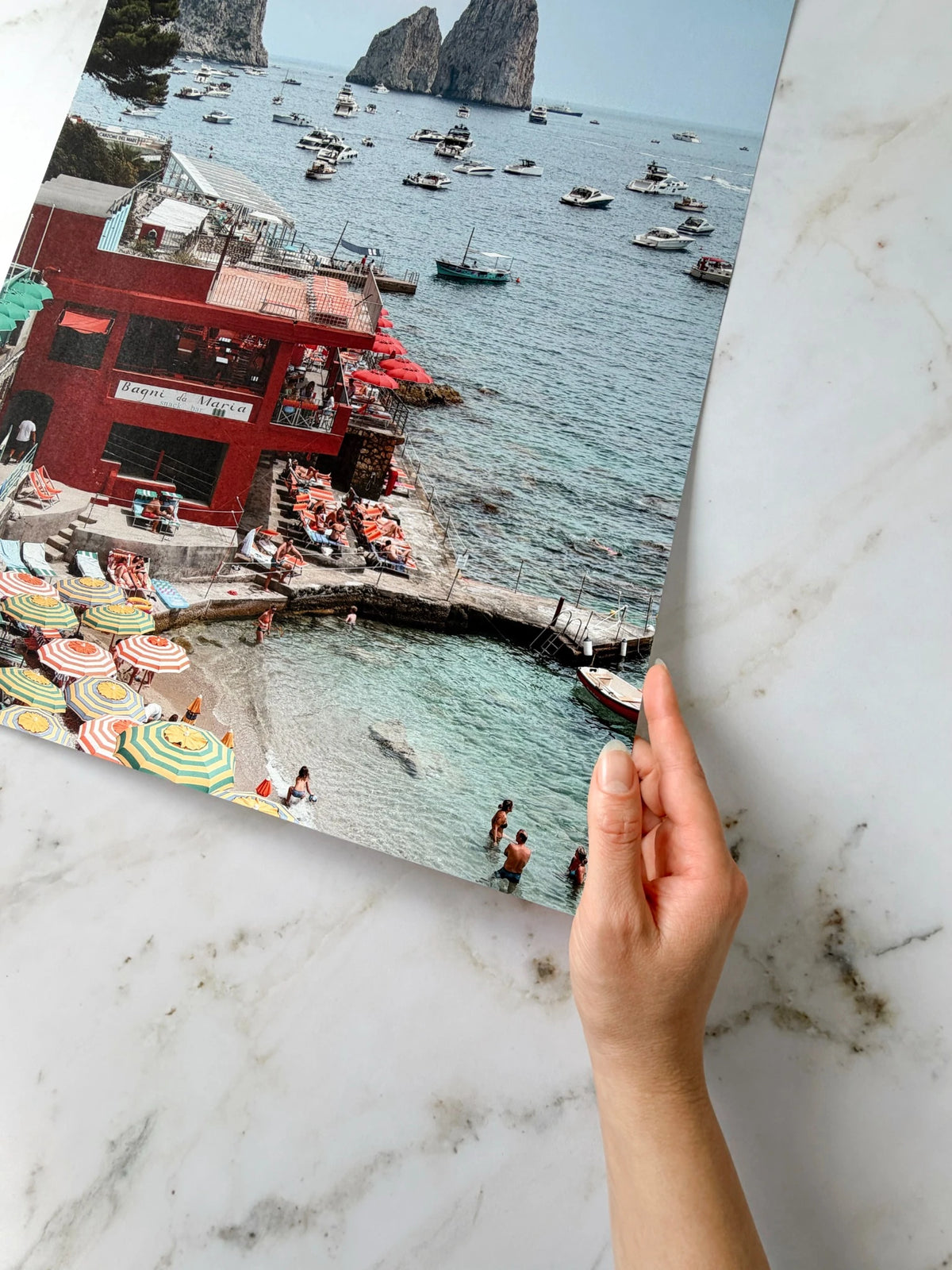 Marina Piccola Capri Beach Wall Art