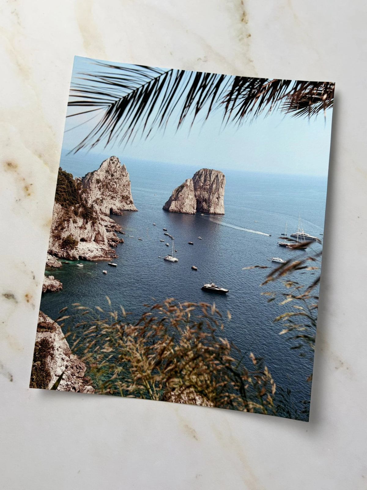 Capri Faraglioni Rocks Mediterranean Seascape Wall Art