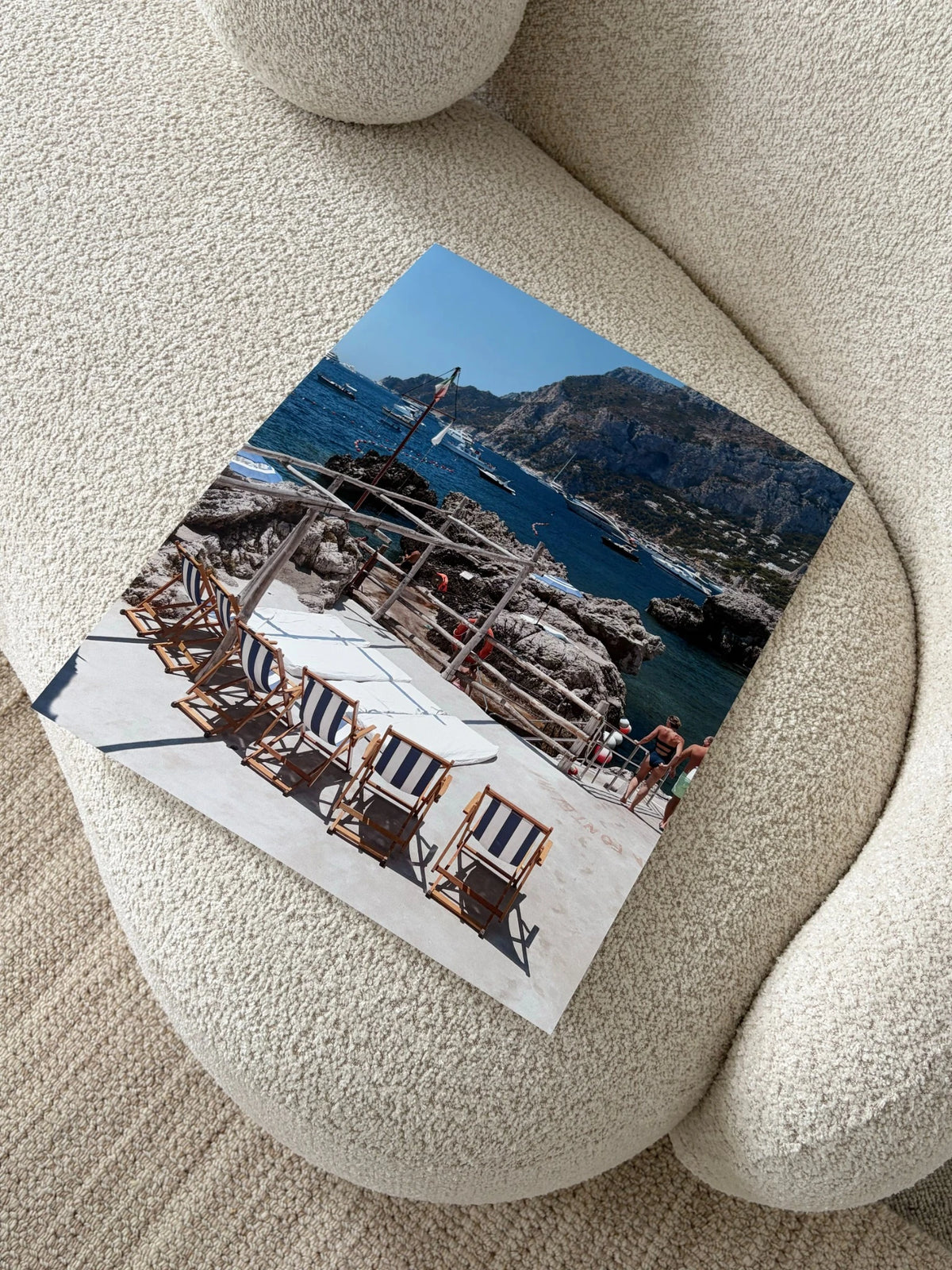 La Fontelina Capri Coastal Art Print