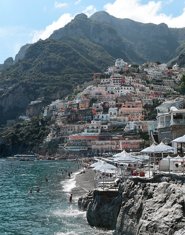 La Scogliera Positano Beach Wall Art