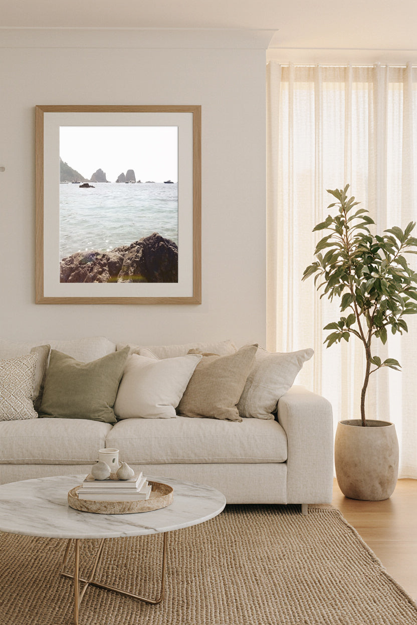 Capri Faraglioni Rocks Beach Photography Wall Print