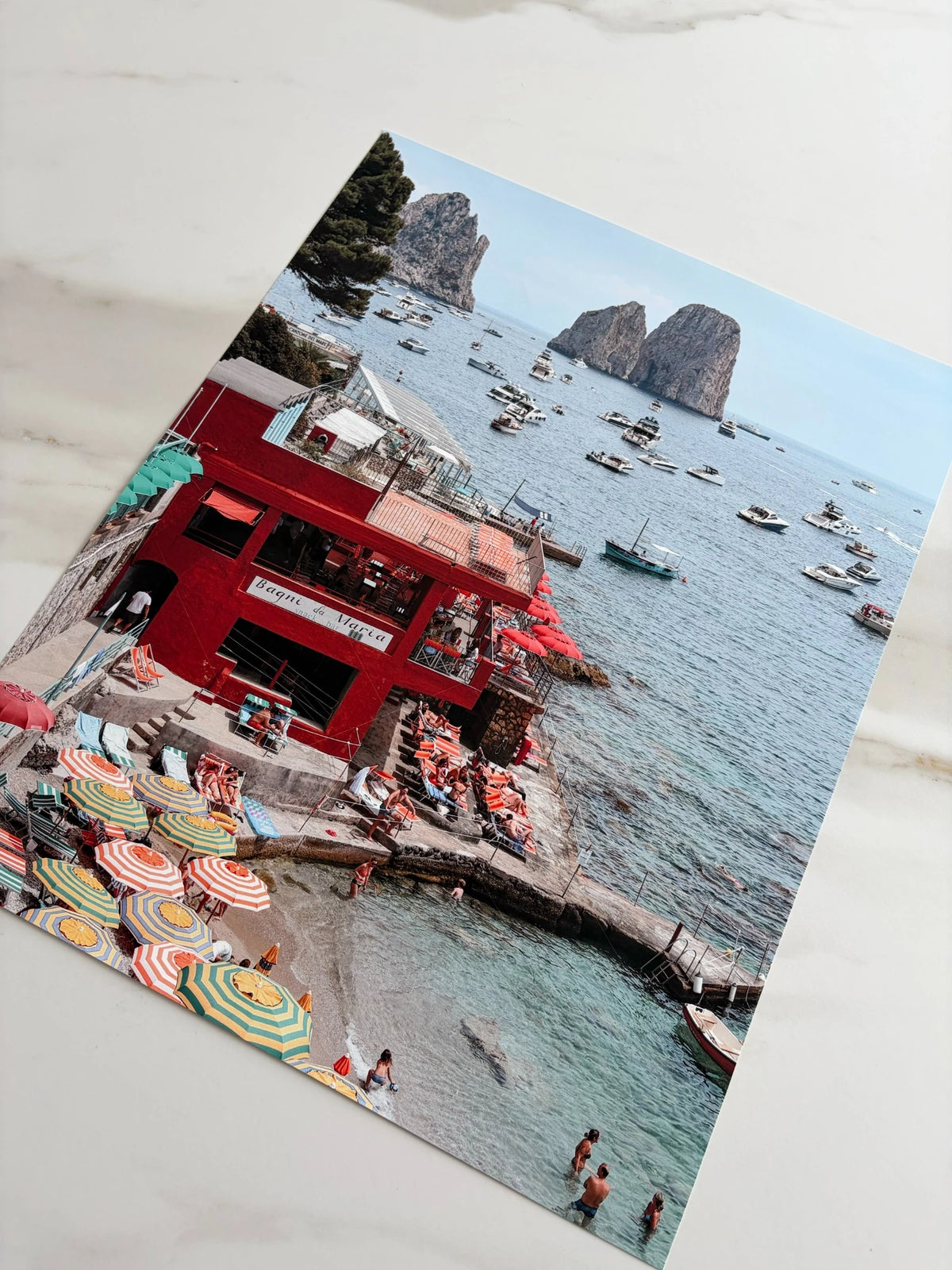 Marina Piccola Capri Beach Wall Art