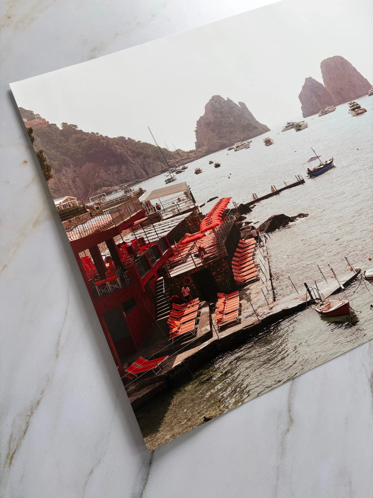 Marina Piccola Capri Wall Poster