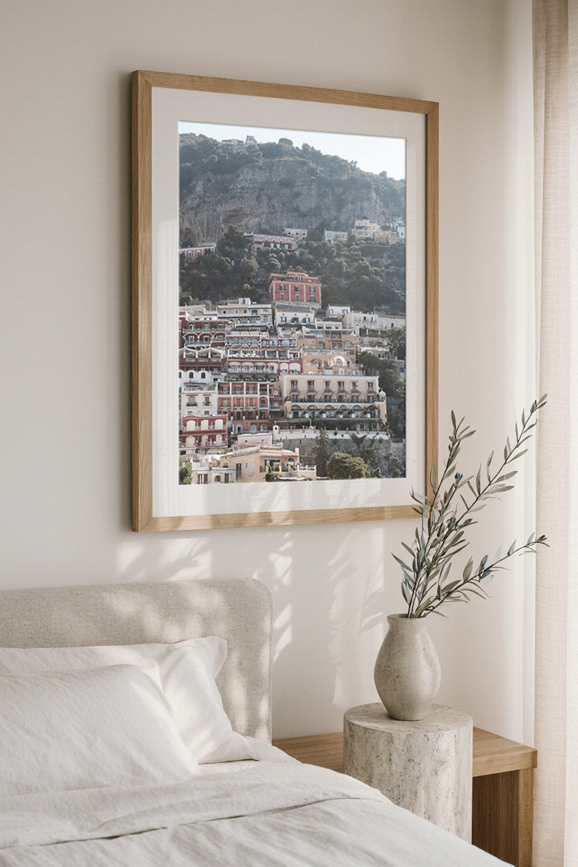 Positano Colorful Town Travel Photography Wall Art Print