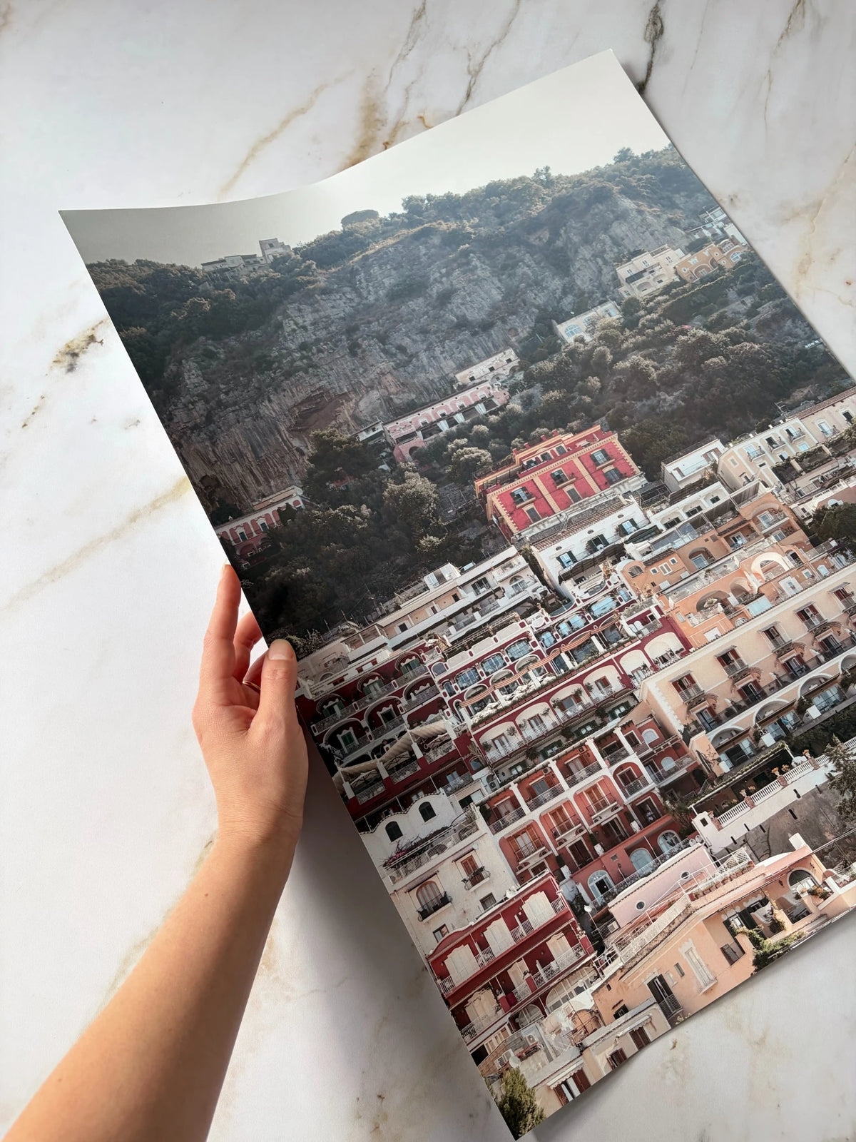 Positano Colorful Town Travel Photography Wall Art Print