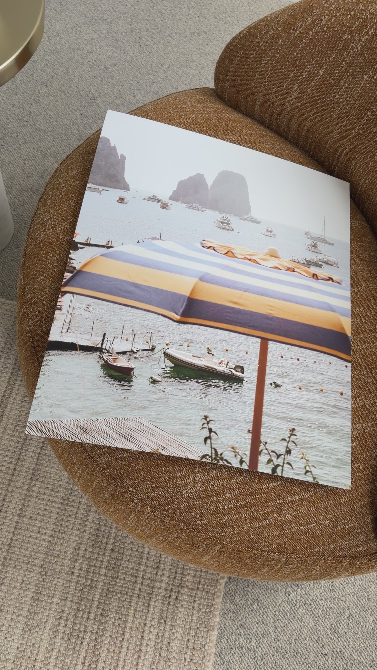 Capri Amalfi Coast Beach Wall Art