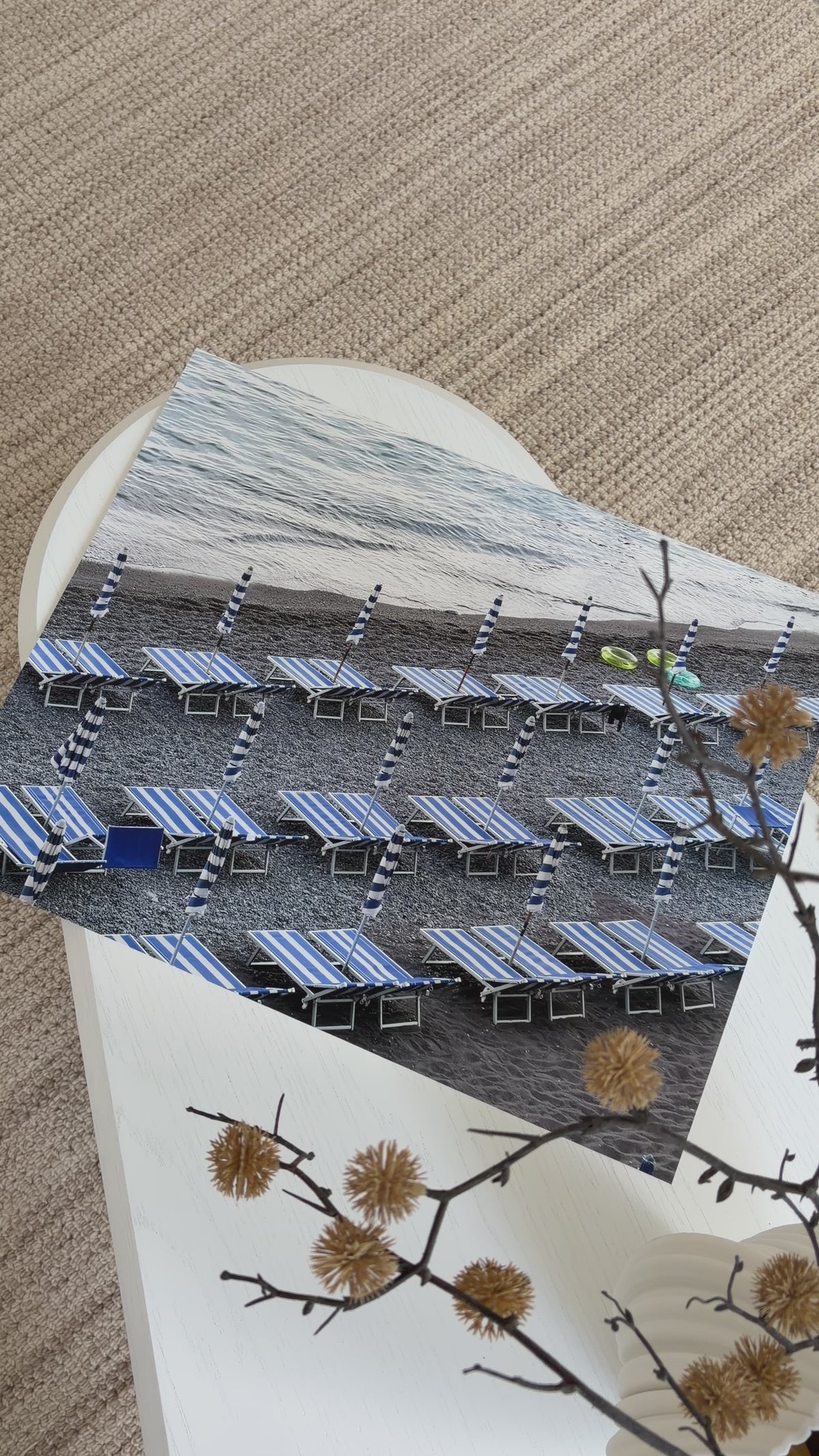 Fornillo Beach Club Positano Wall Art Print
