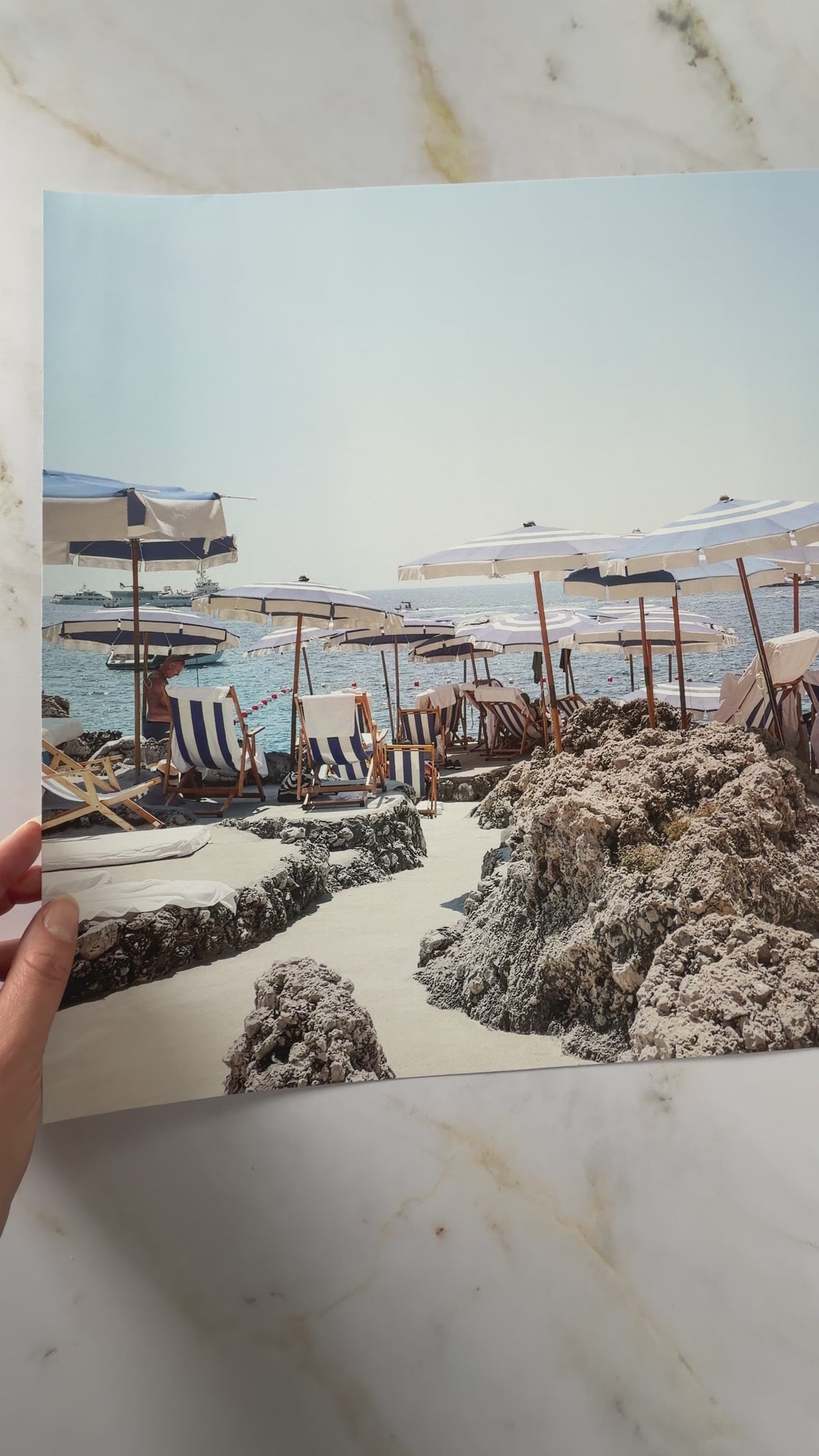 La Fontelina Capri Beach Wall Art